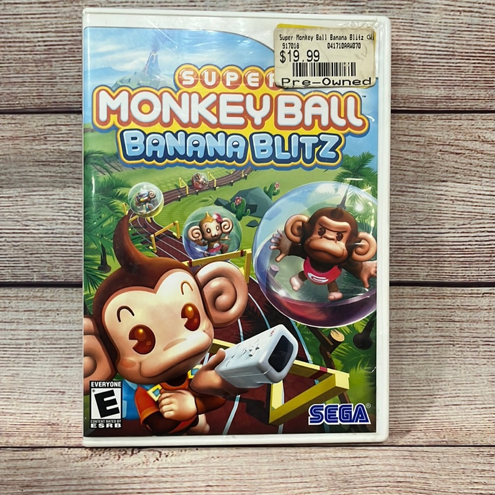 Super Monkey Ball Banana Blitz Nintendo Wii Game Complete